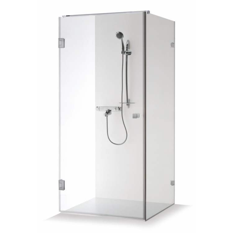 Dušas stūris kvadrātveida Baltijos Brasta NORA QUADRO 100x100 cm