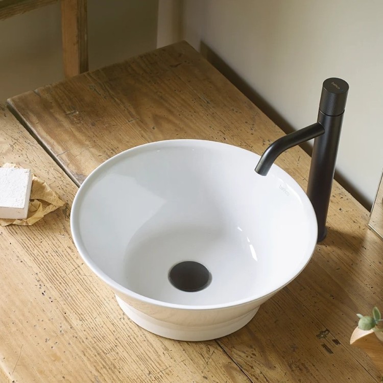 Vannas istabas uzliekamā izlietne Bathco Etna 395x395mm, 4156