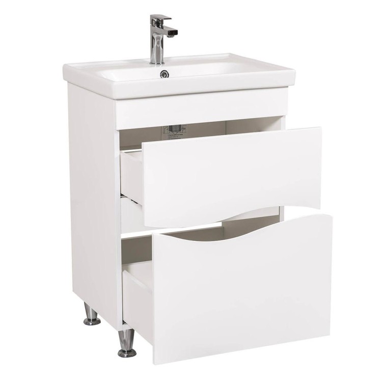 Vannas istabas skapītis ar izlietni Akvarodos ALFA 60 cm Vannas istabas skapītis ar izlietni Akvarodos ALFA 60 cm
