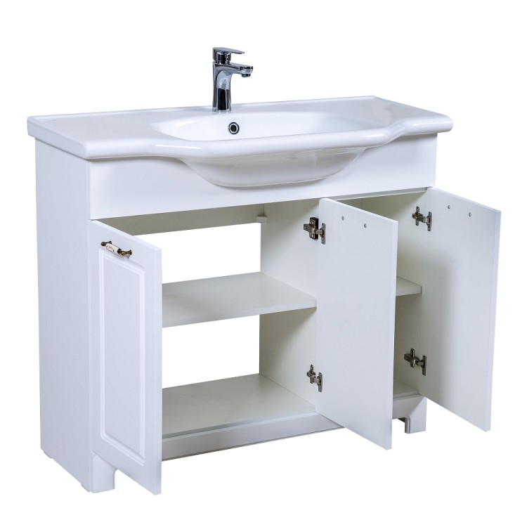 Vannas istabas skapītis ar izlietni Akvarodos CLASSIC 100cm Vannas istabas skapītis ar izlietni Akvarodos CLASSIC 100cm
