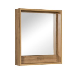 Spogulis ar plauktu un LED apgaismojumu Akvarodos EDDA 60x70cm
