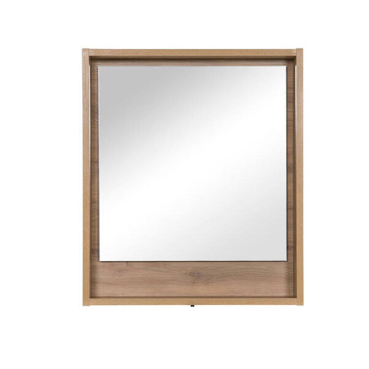 Spogulis ar plauktu un LED apgaismojumu Akvarodos EDDA 80x70cm Spogulis ar plauktu un LED apgaismojumu Akvarodos EDDA 80x70cm
