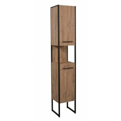 Vannas istabas augstais skapis Akvarodos LOFT-SCANDI 196x35cm