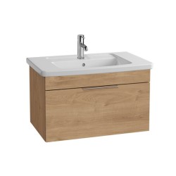 Vannas istabas skapītis ar izlietni Vitra Quadrum 80cm, ozols