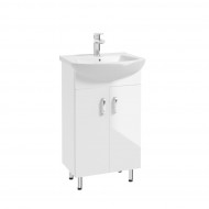 Vannas istabas skapītis ar izlietni Trance Tomaso 50cm, balts