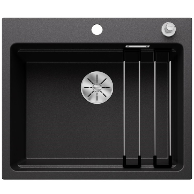Virtuves izlietne Silgranit Blanco ETAGON 6 60x51cm, antracīts