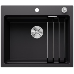 Virtuves izlietne Silgranit Blanco ETAGON 6 60x51cm, melna