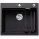 Virtuves izlietne Silgranit Blanco ETAGON 6 60x51cm, melna