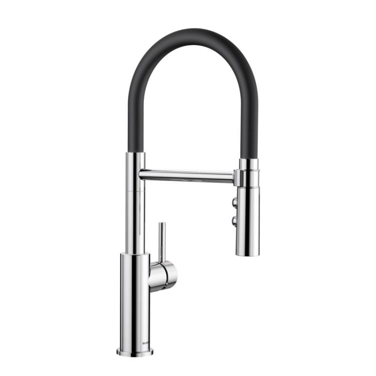 Virtuves izlietnes maisītājs ar izvelkamu izteku Blanco Catris-S, hroms