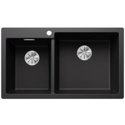 Virtuves izlietne Silgranit Blanco PLEON 9 86x50cm R, antracīts