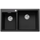 Virtuves izlietne Silgranit Blanco PLEON 9 86x50cm R, antracīts