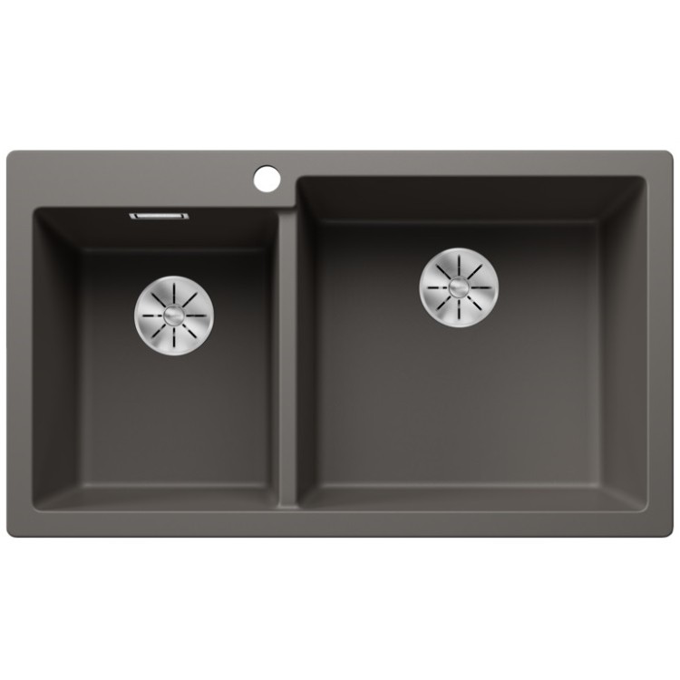 Virtuves izlietne Silgranit Blanco PLEON 9 86x50cm R, volcano grey