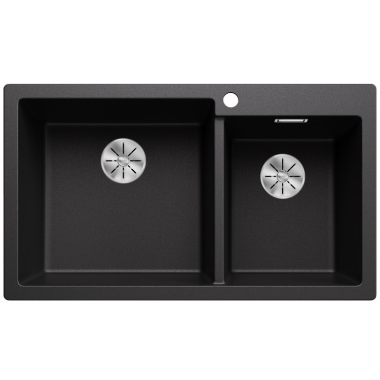 Virtuves izlietne Silgranit Blanco PLEON 9 86x50cm L, antracīts