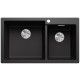 Virtuves izlietne Silgranit Blanco PLEON 9 86x50cm L, antracīts