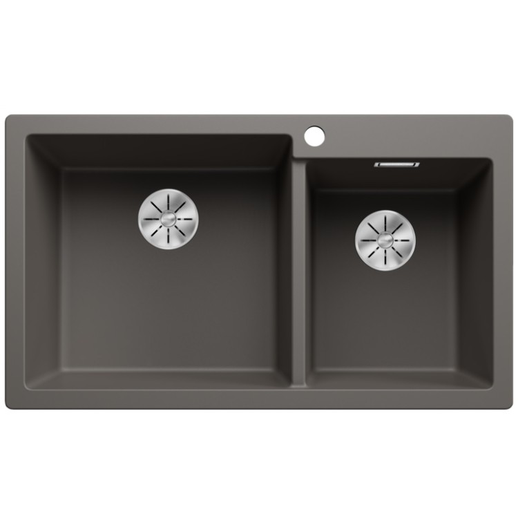 Virtuves izlietne Silgranit Blanco PLEON 9 86x50cm L, volcano grey