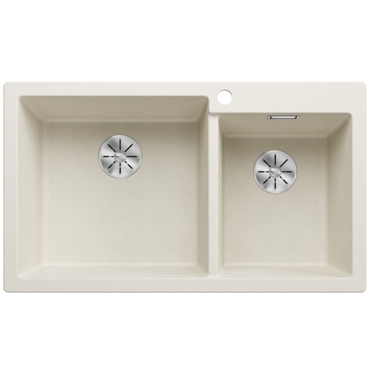 Virtuves izlietne Silgranit Blanco PLEON 9 86x50cm L, soft white