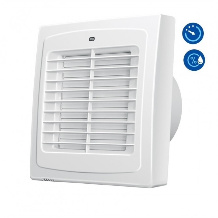 Sadzīves ventilators Blauberg AUTO 100H ar automātiskajām žalūzijām Sadzīves ventilators Blauberg AUTO 100H ar automātiskajām žalūzijām