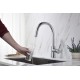 Virtuves izlietnes maisītājs ar izvelkamu izteku BLUE WATER PLAZA M, hroms Virtuves izlietnes maisītājs ar izvelkamu izteku BLUE WATER PLAZA M, hroms