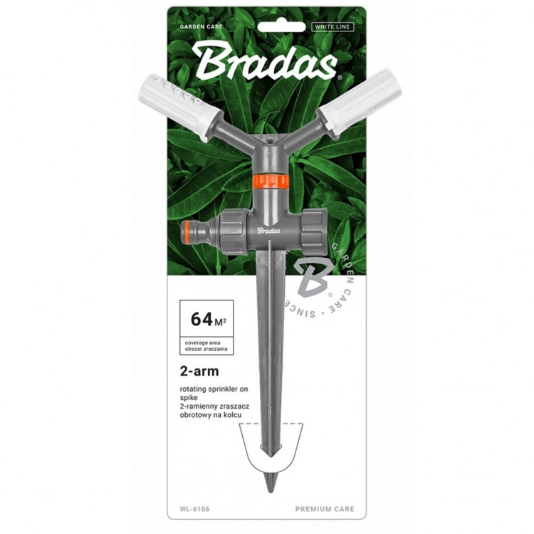 Bradas White Line Rotējošais laistītājs TRIO, WL-6106