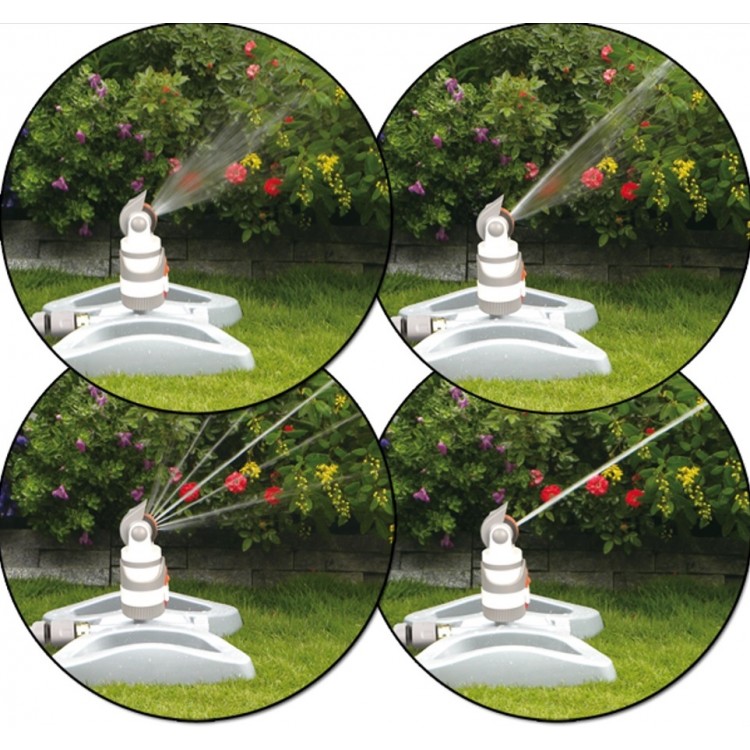 Bradas White Line Quadro 4-režīmu rotējošs laistītājs, WL-Z11