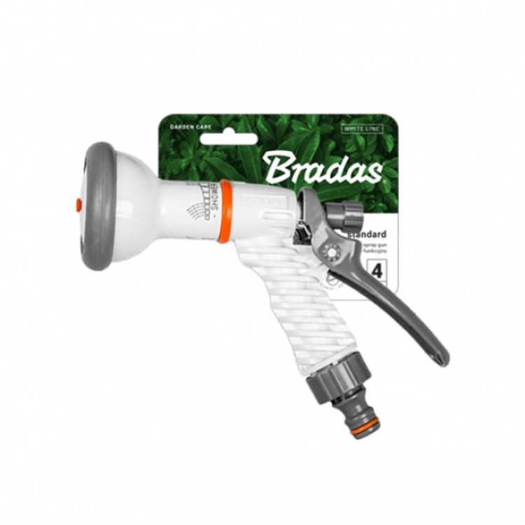 Bradas White Line Regulējama laistīšanas pistole, 4 režīmi, WL-EN1TK Bradas White Line Regulējama laistīšanas pistole, 4 režīmi, WL-EN1TK