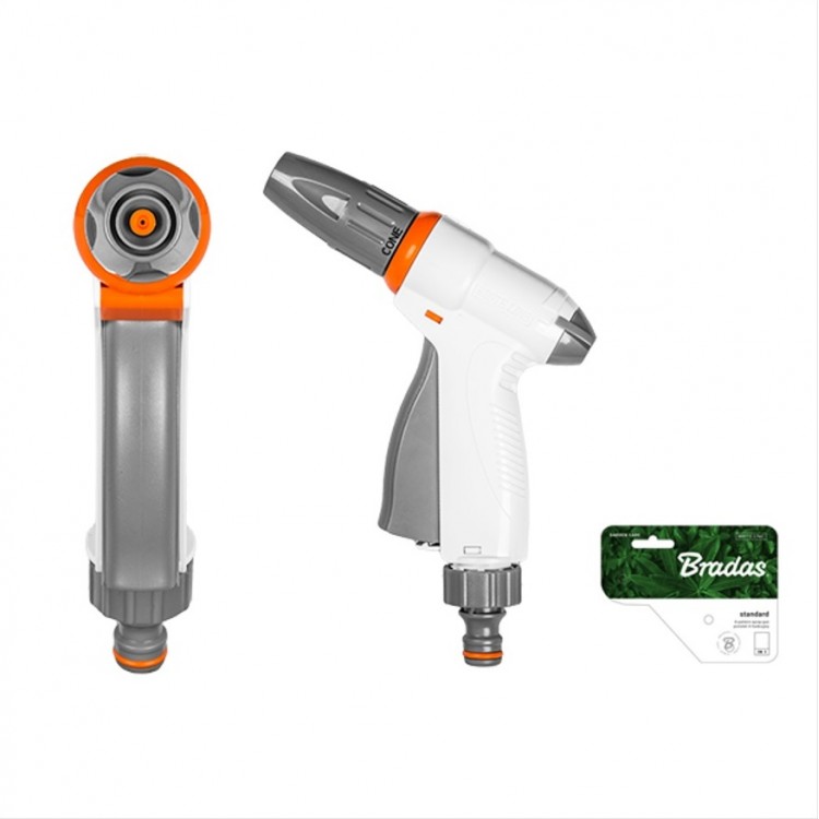 Bradas White Line Quick Prosty Regulējama laistīšanas pistole, 3 režīmi, WL-EN6TK Bradas White Line Quick Prosty Regulējama laistīšanas pistole, 3 režīmi, WL-EN6TK