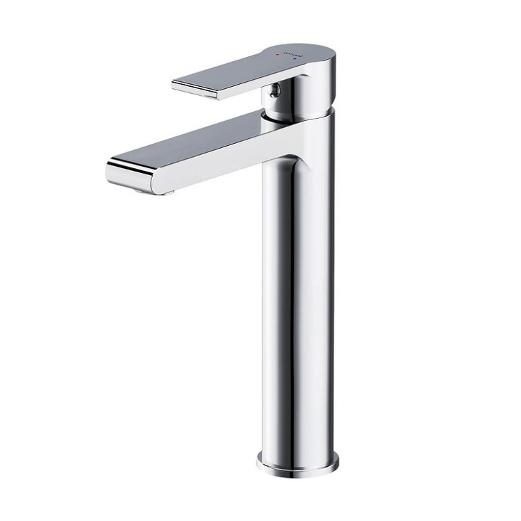 Izlietnes maisītājs paaugstināts Cersanit Brasco Chrome, hromēts