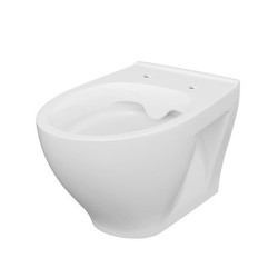 Tualetes pods piekaramais Mito by Cersanit Modus/Savio CleanOn Rimless ar SC vāku, balts