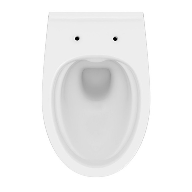 Tualetes pods piekaramais Mito by Cersanit Modus/Savio CleanOn Rimless ar SC vāku, balts