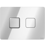 Noskalošanas taustiņš Cersanit Accento Aquare, hroms