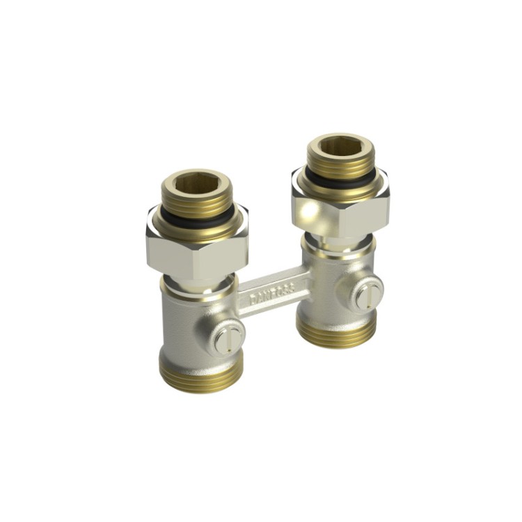 H-veida radiatoru noslēgvārsts RLV-KB Danfoss, taisns G3/4x1/2