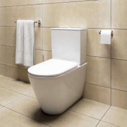 Tualetes pods Duravit DuraSola Rimless ar Soft Close vāku