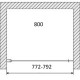Dušas durvis Duschy Basic 80 cm, 5241-80 Dušas durvis Duschy Basic 80 cm, 5241-80