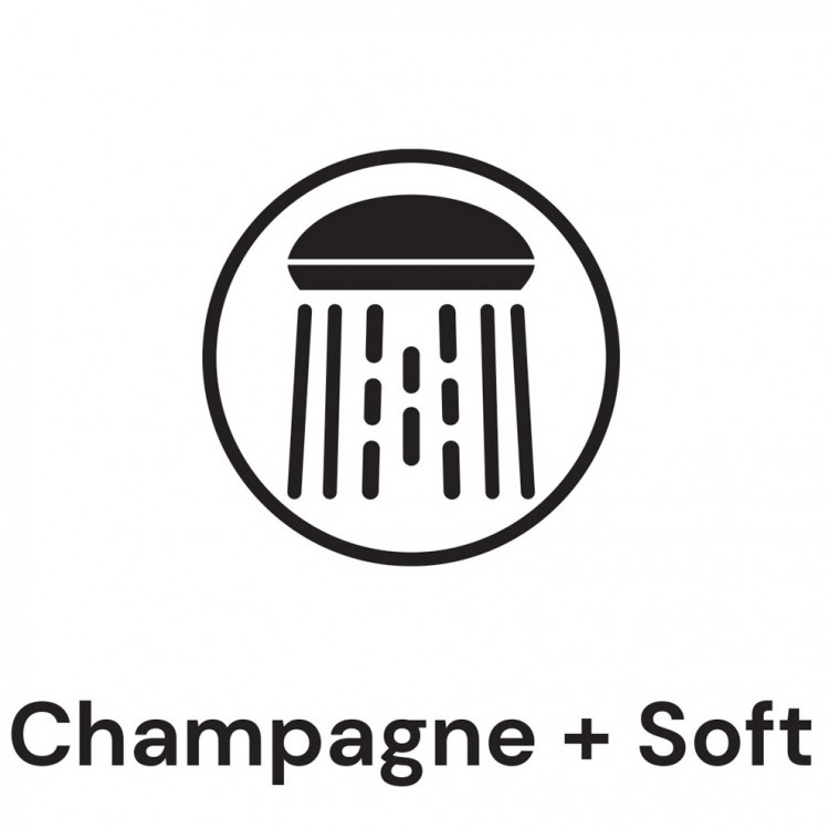 Rokas duša Duschy EUROFLUX, melna 464-20