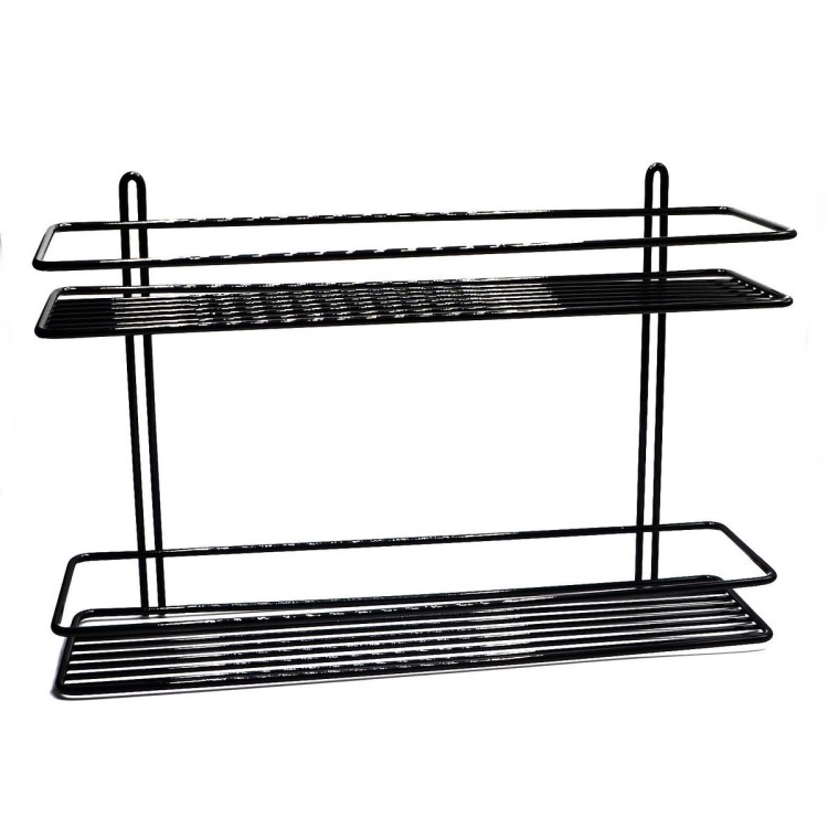 Plaukts divdaļīgs Duschy metāla 40x11х28 cm, 562-20 Plaukts divdaļīgs Duschy metāla 40x11х28 cm, 562-20