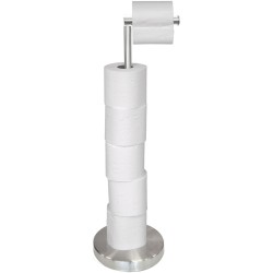 Tualetes papīra turētājs ar rezerves ruļļu vietu Duschy, 599-20