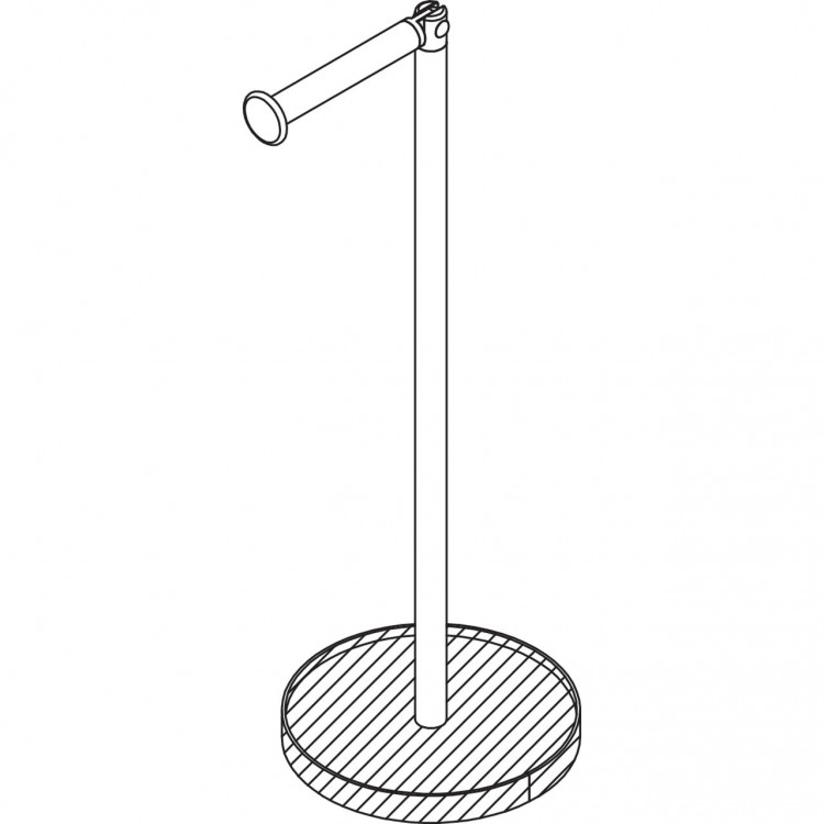 Tualetes papīra turētājs ar rezerves ruļļu vietu Duschy, 599-20