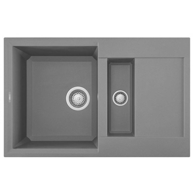 Virtuves izlietne Elleci Easy-325 78x50cm, titāns metālika