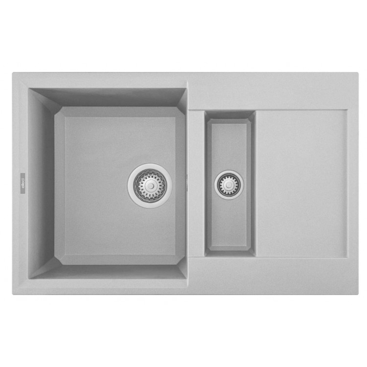 Virtuves izlietne Elleci Easy-325 78x50cm, alumīnija metālika