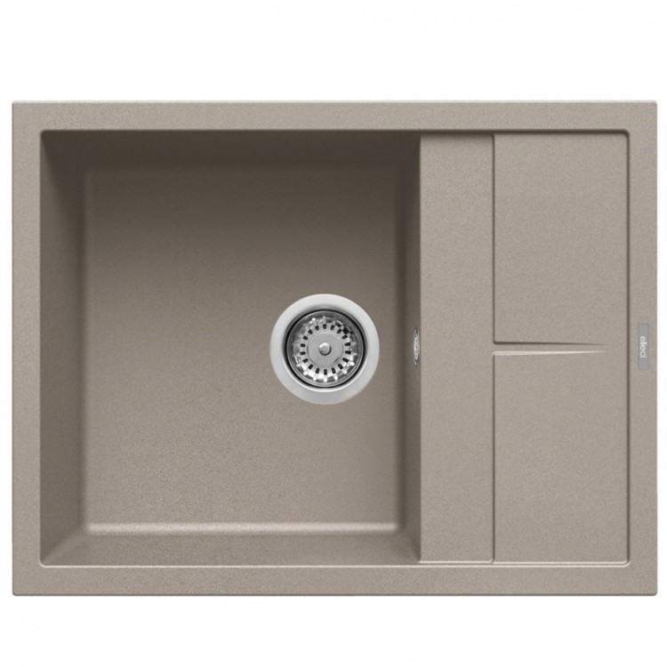 Virtuves izlietne Elleci Unico-125 65x50cm, kašmirs Virtuves izlietne Elleci Unico-125 65x50cm, kašmirs