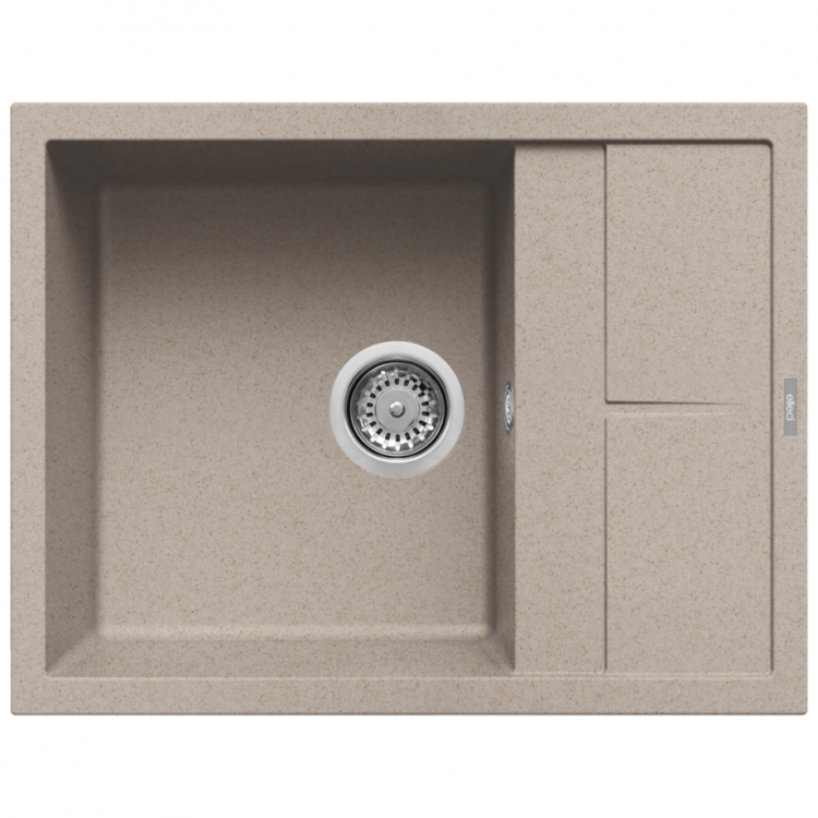 Virtuves izlietne Elleci Unico-125 65x50cm, avena Virtuves izlietne Elleci Unico-125 65x50cm, avena