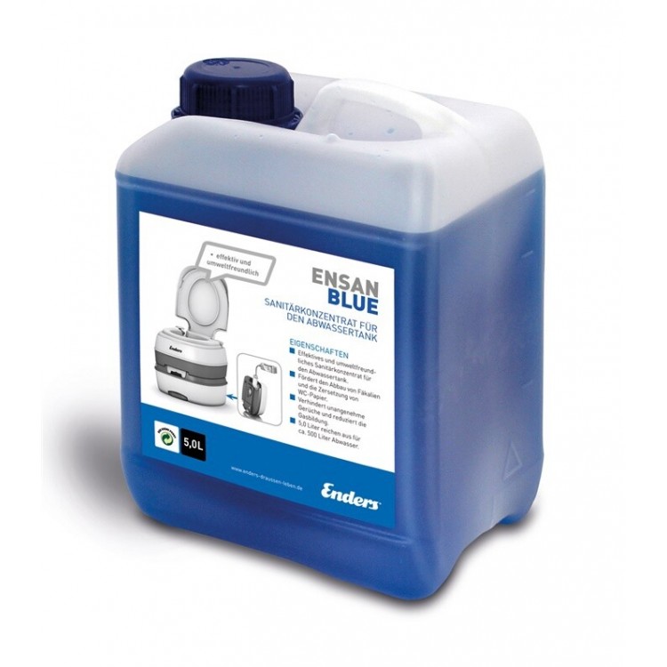 ENDERS Apakšēja rezervuāra ķimiskais šķidrums Ensan BLUE 5.0 litri, L13501898