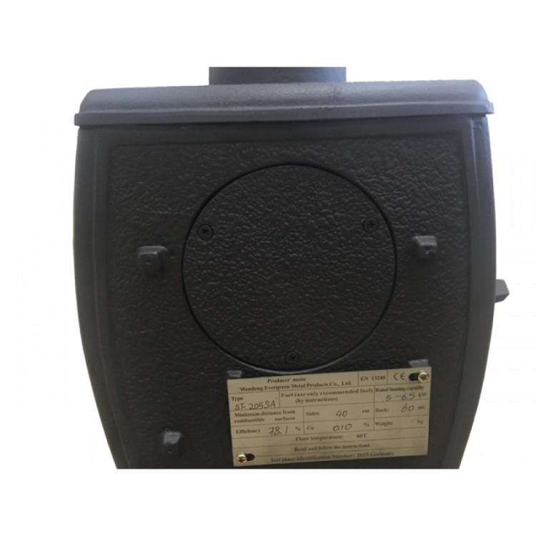 Čuguna apkures krāsns ST 205 SA 5kW