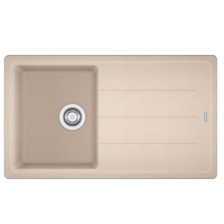 Virtuves izlietne FRANKE BASIS 86x50 cm, BFG 611-86, bēšīga Virtuves izlietne FRANKE BASIS 86x50 cm, BFG 611-86, bēšīga