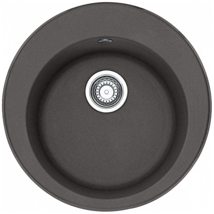 Virtuves izlietne FRANKE RONDA 51cm ar pop-up, ROG 610-41, šīfera pelēka