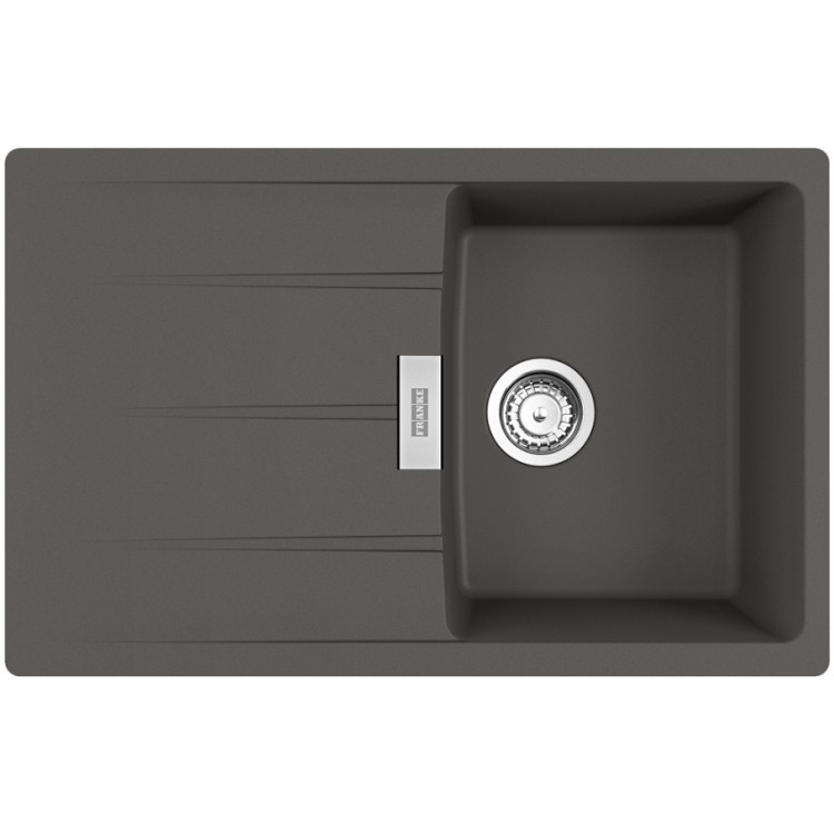 Virtuves izlietne FRANKE CENTRO 78x50 cm, CNG 611-78, šīfera pelēks Virtuves izlietne FRANKE CENTRO 78x50 cm, CNG 611-78, šīfera pelēks