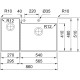 Virtuves izlietne FRANKE BOX CENTRE 86x51 cm ar piederumiem, BWX 220-54-27A Virtuves izlietne FRANKE BOX CENTRE 86x51 cm ar piederumiem, BWX 220-54-27A