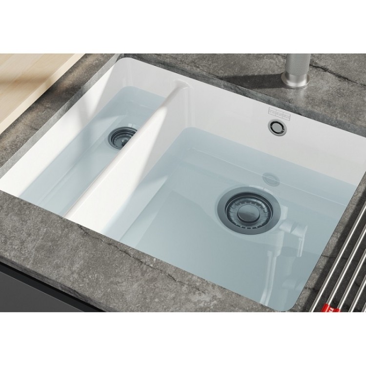 Virtuves izlietne Franke KUBUSX 54.5x45.4 cm, KXK 160-37-12, magnolija