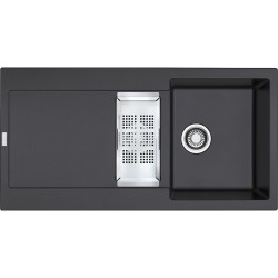 Virtuves izlietne FRANKE MARIS 97x50cm, MRG 651, melna matēta, 114.0627.286 Virtuves izlietne FRANKE MARIS 97x50cm, MRG 651, melna matēta, 114.0627.286