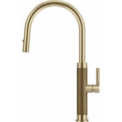 Virtuves izlietnes maisītājs FRANKE Mythos Masterpiece, šampanieša zelts